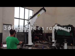 0.35T 3.5M Small Yacht Crane For Deck Cargo Lifting