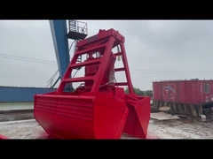 12 Cbm Radio Remote Control Grab Bucket Red C5M Spray Painting