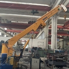 High Performance 0.5 Ton Telescopic Boom Crane For Offshore Support Vessels